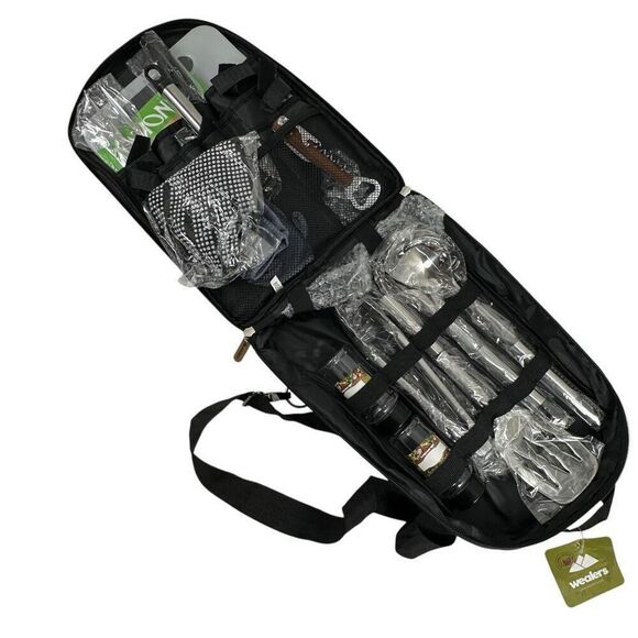 Wealers Portable BBQ Camp Kitchen Cooking Utensil Organizer Travel Set - Picture 7 of 7